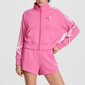 NWT Champion Women's In the Stands Full Zip Top - Pink S
